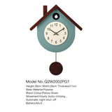 Mapple Leaf Alpine Chalet Pendulum Wall Clock – Patina Green Model 2002