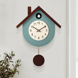 Mapple Leaf Alpine Chalet Pendulum Wall Clock – Patina Green Model 2002