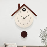Mapple Leaf Nordic Chalet Pendulum Wall Clock – Signal White Model 2005