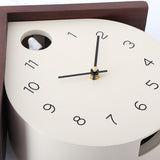 Mapple Leaf Nordic Chalet Pendulum Wall Clock – Signal White Model 2005