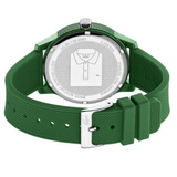 LACOSTE 12.12 2010985 GREEN SILICONE STRAP ANALOG WATCH