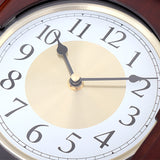 Mapple Leaf Victorian Crown Chime Wall Clock – Chestnut Brown Model 2011