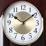 Mapple Leaf Westminster Classic Chime Wall Clock – Chestnut Brown Model 2016