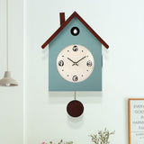 Mapple Leaf Woodland Cuckoo Pendulum Wall Clock – Patina Green Model 2032