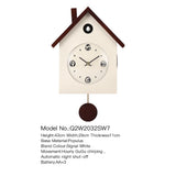 Mapple Leaf Woodland Cuckoo Pendulum Wall Clock – Patina Green Model 2032