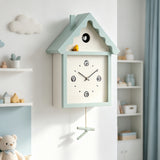 Mapple Leaf Alpine Cuckoo Pendulum Wall Clock – Signal White Model 2036