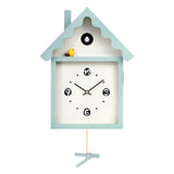 Mapple Leaf Alpine Cuckoo Pendulum Wall Clock – Signal White Model 2036