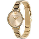 Olivia Burton Belgrave Nude and Gold Stainless Steel Women Watch 24000002