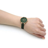 Olivia Burton Multifunction Green Leather Strap Women Watch 24000010