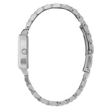 Olivia Burton Townhouse Rectangle White & Silver Bracelet Women Watch 24000012