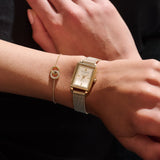 Olivia Burton Townhouse Gold Stainless Steel Mesh Strap Women Watch 24000016