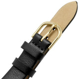 Olivia Burton Signature Ultra Slim Bee Black Leather Strap Women Watch 24000019