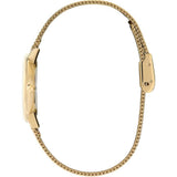 Olivia Burton Ultra Slim Bees Gold Dial Milanese Strap Women Watch 24000022