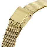 Olivia Burton Ultra Slim Bees Gold Dial Milanese Strap Women Watch 24000022