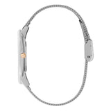 Olivia Burton Celestial Ultra Slim Metallic White & Silver Mesh Women Watch 24000023