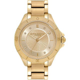 Olivia Burton Sports Luxe Guilloché Gold Stainless Steel Strap Women Watch 24000040