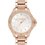 Olivia Burton Sports Luxe Guilloché Rose Gold Strap Women Watch 24000041