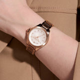 Olivia Burton Sports Luxe Guilloché Rose Gold Strap Women Watch 24000041