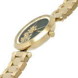Olivia Burton Green Dial Gold Stainless Steel Strap Women Watch 24000043
