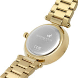 Olivia Burton Green Dial Gold Stainless Steel Strap Women Watch 24000043
