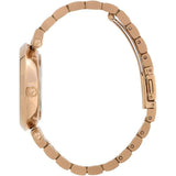 Olivia Burton Signature T-Bar Floral Rose Gold Stainless Steel Strap Women Watch 24000044