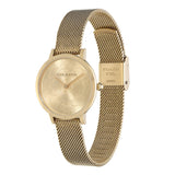 Olivia Burton Gold Dial Milanese Strap Women Watch 24000058