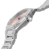 Olivia Burton Pink Dial Silver Stainless Steel Strap Women Watch 24000071