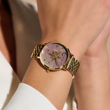 Olivia Burton Nova Ultra Slim Gold Stainless Steel Strap Women Watch 24000079