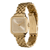 Olivia Burton Classic Grosvenor Gold Dial Stainless Steel Strap Women Watch 24000084