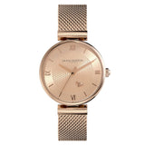 Olivia Burton Minima Bee Rose Gold Milanese Strap Women Watch 24000097