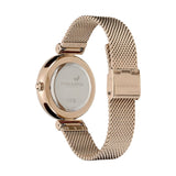 Olivia Burton Minima Bee Rose Gold Milanese Strap Women Watch 24000097