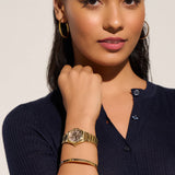 Olivia Burton Sports Luxe Gold Stainless Steel Strap Women Watch 24000107