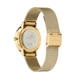 Olivia Burton Floral Blooms Gold Dial Milanese Strap Women Watch 24000114