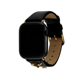 Olivia Burton Black Dial Leather Strap Men Watch 24300008