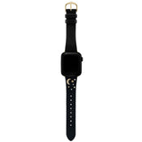 Olivia Burton Black Dial Leather Strap Men Watch 24300008