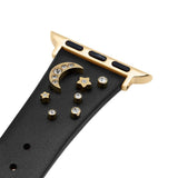 Olivia Burton Black Dial Leather Strap Men Watch 24300008