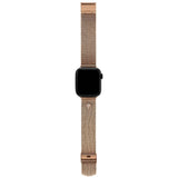 Olivia Burton Black Dial Rose Gold Milanese Strap Women Watch 24300011