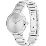 Calvin Klein Silver Dial Stainless Steel Strap Women Watch 25000046