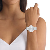 Calvin Klein Silver Dial Stainless Steel Strap Women Watch 25000046
