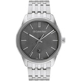 Calvin Klein Gray Dial Silver Stainless Steel Strap Men Watch 25000059