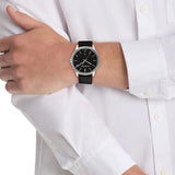 Calvin Klein Black Dial & Leather Strap Men Watch 25000062