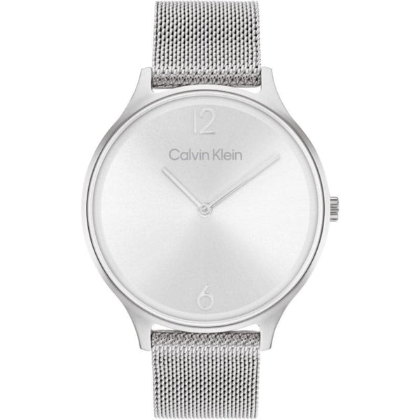 Calvin Klein Silver Dial Milanese Strap Women Watch 25200001