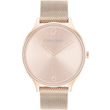 Calvin Klein Rose Gold Dial & Milanese Strap Women Watch 25200002