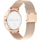 Calvin Klein Rose Gold Dial & Milanese Strap Women Watch 25200002