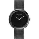 Calvin Klein Black Dial Milanese Strap Women Watch 25200015