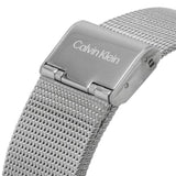 Calvin Klein Blue Dial Silver Milanese Strap Unisex Watch 25200031