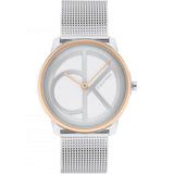 Calvin Klein Silver Dial Milanese Strap Unisex Watch 25200033