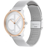 Calvin Klein Silver Dial Milanese Strap Unisex Watch 25200033