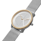 Calvin Klein Silver Dial Milanese Strap Unisex Watch 25200033