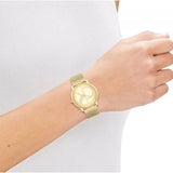 Calvin Klein Iconic Gold Dial & Milanese Strap Women Watch 25200034